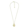 Sadie Locket Collection Goldfarbene Edelstahl-Anhänger-Halskette