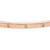 Sadie Shine Bright Armreif aus roségoldfarbenem Edelstahl