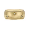 Sadie Shine Bright Goldfarbener Fidget-Bandring aus Edelstahl