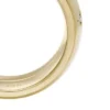 Sadie Shine Bright Goldfarbener Fidget-Bandring aus Edelstahl