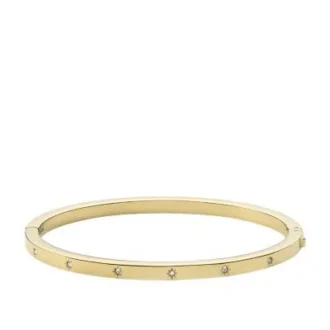 Sadie Shine Bright Goldfarbenes Armreif aus Edelstahl