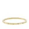 Sadie Shine Bright Goldfarbenes Armreif aus Edelstahl