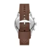 Sport Tourer Chronograph Braune Lederuhr
