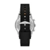 Sport Tourer Chronograph Uhr aus schwarzem Leder