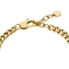 Sutton Armband aus goldfarbenem Edelstahl mit Herz