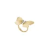 Sutton Butterfly Kollektion Goldfarbener Edelstahl-Ring mit zentralem Fokus