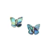 Sutton Butterfly Wings Multicolor Abalone Ohrstecker