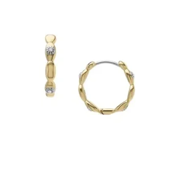 Sutton Evil Eye Goldfarbene Ohrringe aus Edelstahl