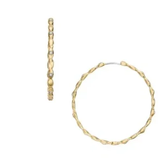 Sutton Evil Eye Goldfarbene Ohrringe aus Edelstahl
