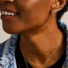 Sutton Evil Eye Goldfarbene Ohrringe aus Edelstahl