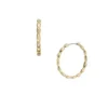 Sutton Evil Eye Goldfarbene Ohrringe aus Edelstahl