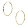 Sutton Evil Eye Goldfarbene Ohrringe aus Edelstahl