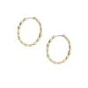 Sutton Evil Eye Goldfarbene Ohrringe aus Edelstahl