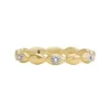 Sutton Evil Eye Goldfarbener Edelstahl-Bandring