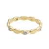 Sutton Evil Eye Goldfarbener Edelstahl-Bandring