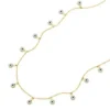 Sutton Evil Eye Messingketten-Halskette