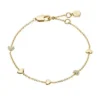 Sutton Heartbeat Armband aus goldfarbenem Messing