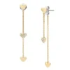 Sutton Heartbeat Ohrringe aus goldfarbenem Messing