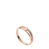Sutton Hearts To You Bandring aus roségoldfarbenem Edelstahl