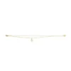 Sutton Horseshoe Goldfarbenes Edelstahl-Mehrstrangarmband