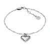 Sutton Legacy Heart Edelstahl-Armband mit drehbarer Kette