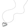 Sutton Legacy Heart Edelstahl-Halskette mit drehbarem Anhänger