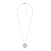 Sutton Legacy Heart Edelstahl-Halskette mit drehbarem Anhänger