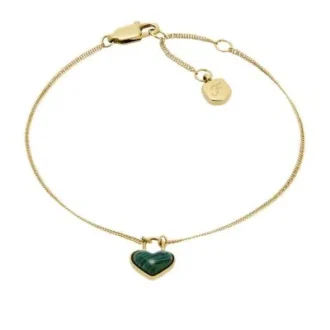 Sutton Modern Meadows Armband mit Herz aus rekonstituiertem Malachit