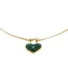 Sutton Modern Meadows Armband mit Herz aus rekonstituiertem Malachit