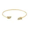 Sutton Pavé Butterfly Goldfarbenes Edelstahl-Armband