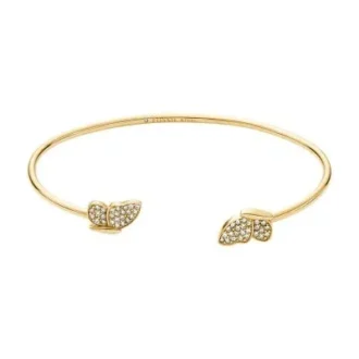 Sutton Pavé Butterfly Goldfarbenes Edelstahl-Armband