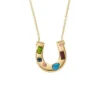 Sutton The Good Luck Collection Goldfarbene Edelstahl-Halskette mit Hufeisen-Anhänger