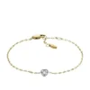 Sutton Tokens Of Affection Zweifarbiges Edelstahlkettenarmband