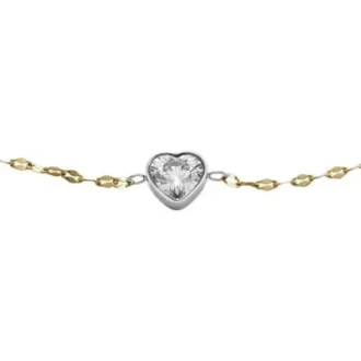 Sutton Tokens Of Affection Zweifarbiges Edelstahlkettenarmband