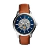 Townsman 48 mm Automatikuhr mit hellbraunem Lederarmband