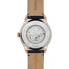 Townsman Automatikuhr aus marineblauem Leder