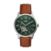 Townsman Automatikuhr mit braunem Lederarmband