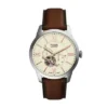 Townsman Automatikuhr mit braunem Lederarmband