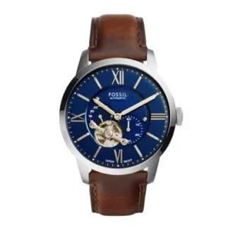 Townsman Automatikuhr mit braunem Lederarmband