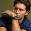 Townsman Automatikuhr mit braunem Lederarmband