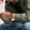 Townsman Automatikuhr mit braunem Lederarmband