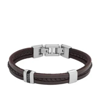 Townsman Leather Essentials Armband aus braunem Leder