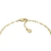 Traditionelle D-Link-Fußkette aus goldfarbenem Messing